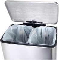 Pedaalemmer EKO E-Cube 9+10 liter rvs-1