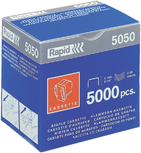 Rapid R5050 Nietcassette Rapid 5050 5000 stuks | Alles voor kantoor en kantine!