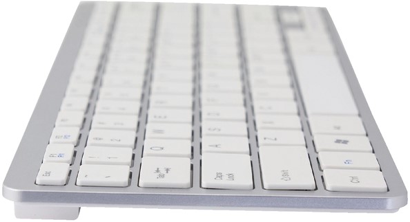Erfenis Moderator Paard Ergonomisch toetsenbord R-Go Tools Compact Azerty zilver-wit | Alles voor  kantoor en kantine!