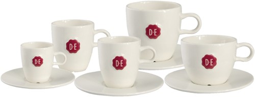 Kopje Douwe Egberts Lungo 180ml wit-2
