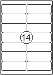 Etiket Quantore 99.1x38.1mm 1400 stuks