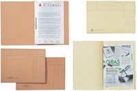 Binnenmap Djois A4 met snelhechter 300gr chamois-2