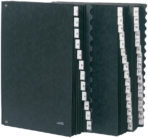 Bureaumap Leitz A4 A-Z hardboard gewolkt-2