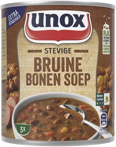 Unox Stevige Bruine Bonensoep 6x800ml blik