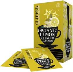 Clipper Green Tea Ginger Twist Infusion (BIO) 1x20 zakjes