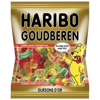 Haribo Goudbeertjes Zakjes 28x75gr
