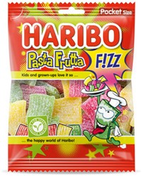 Haribo Pasta Frutta Fizz Zakjes 28x75gr