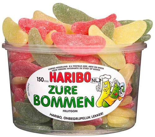 Haribo Zure Bommen Silo 150st