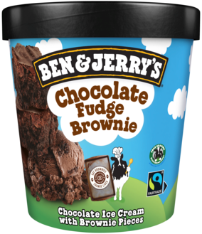 Ben & Jerry's chocolate fudge brownie 12x100ml (3,00)