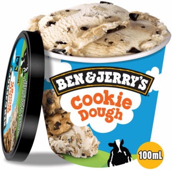 Ben & Jerry's cookie dough 12x100ml (3,00)