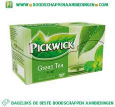 Pickwick Thee Groen Pure 80x1,5gr