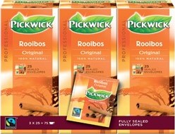 Pickwick Thee Rooibos Original Fair Trade 80x1,5gr