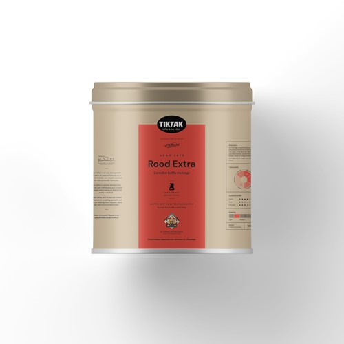 Tiktak Rood Extra Snelfilter 3,5kg blik