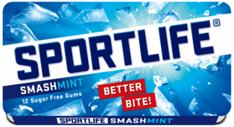 Sportlife Smashmint (donkerblauw) 24x18gr