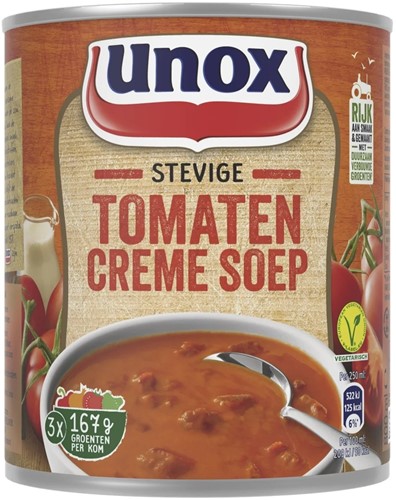 Unox Stevige Tomaat Cremesoep 6x800ml blik